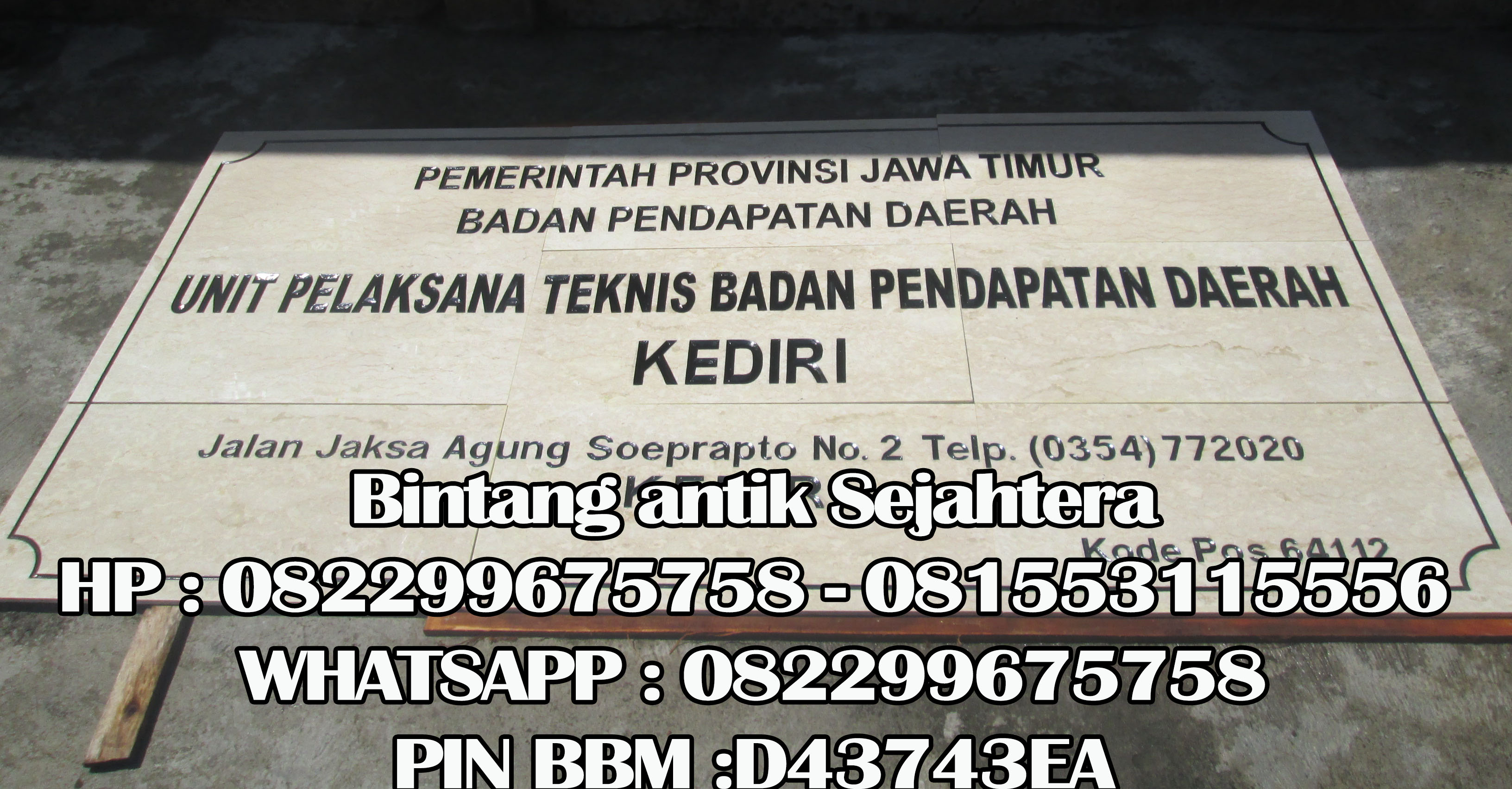Harga Papan Nama Marmer Serba Aneka Kerajinan Marmer Tulungagung