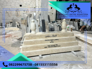 Pembuatan Makam Masyayikh Berbahan Marmer Mewah