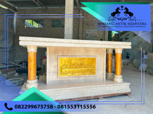 Model Meja Altar Marmer