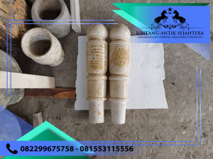 Pembuatan Batu Nisan Patok Model Peluncur Berbahan Marmer
